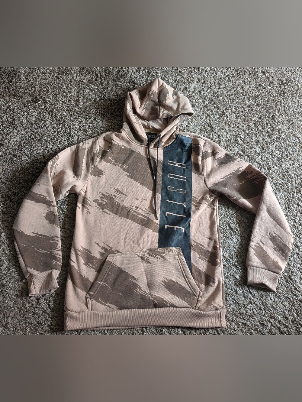 Seven Souls Hustle Desert Camo Pullover Hoodie Men's S NWOT
